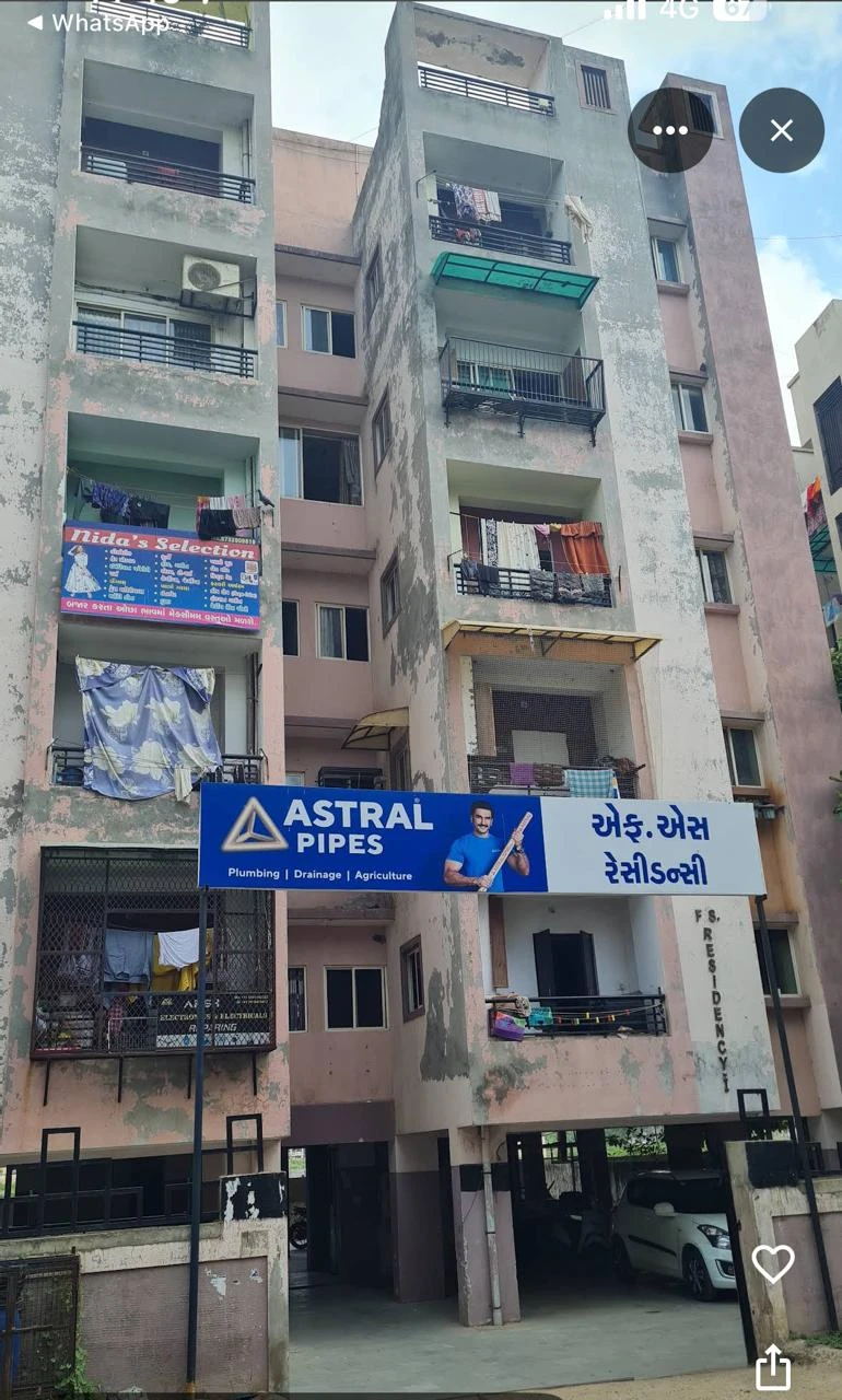 2 bhk semi furnished for sale in F.S, Residency for sale
