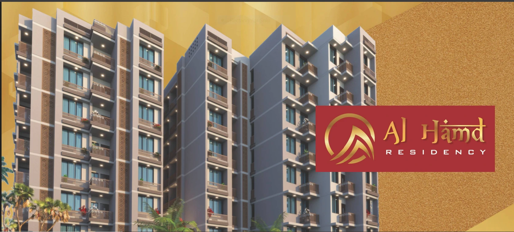 Al Hamd Residency 2-3 BHK Apartments for new in Sarkhej, Vejalpur Taluka, Ahmedabad, Gujarat, 380055, India