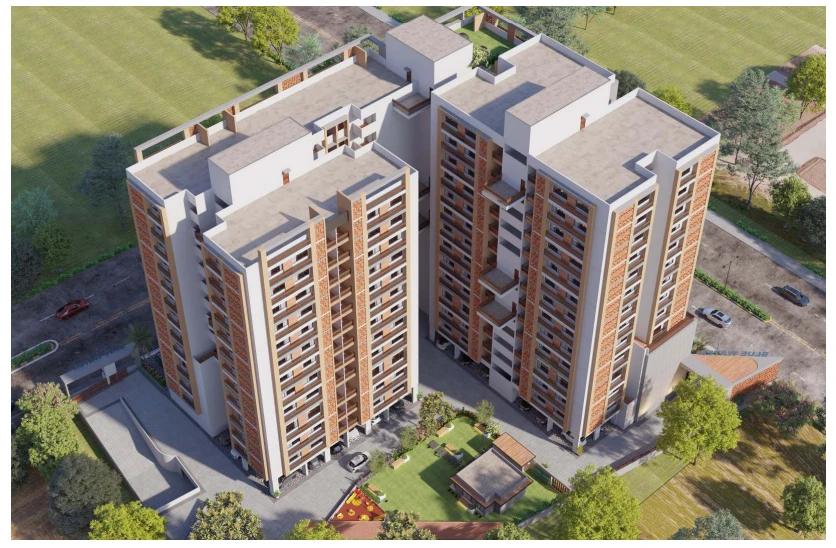 BLUE WATER 3 BHK Apartment for new