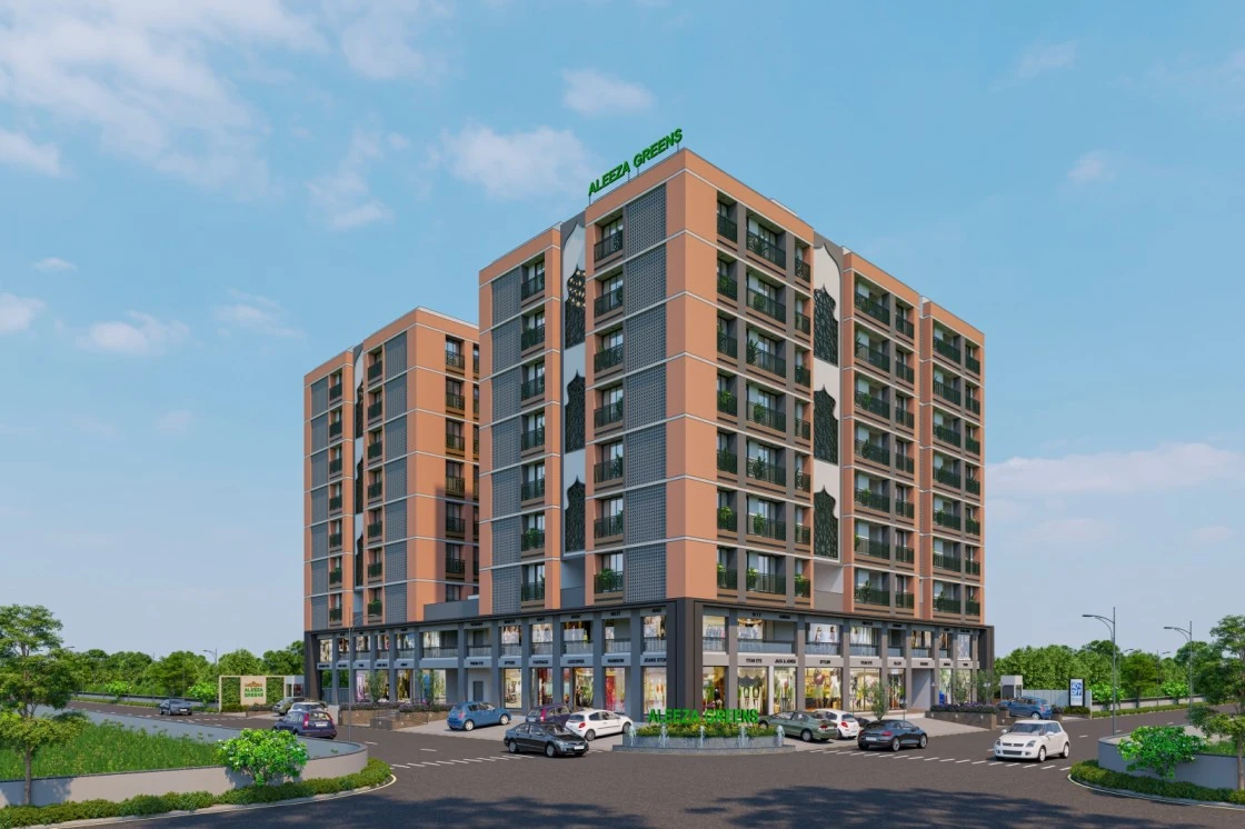 Aleeza Greens 3 BHK Flats and shops for new