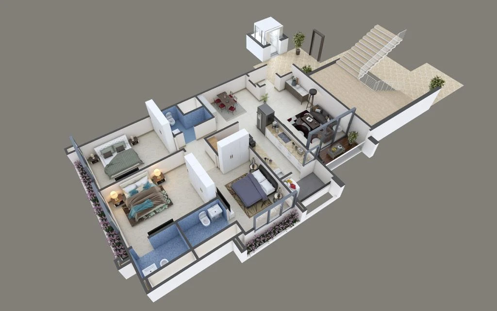 Arshad Elegance 3BHK flat in juhapura for new