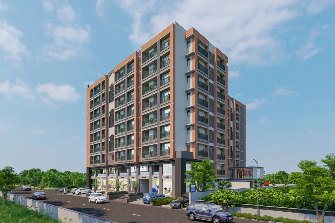 Aleeza Greens 3 BHK Flats and shops for new